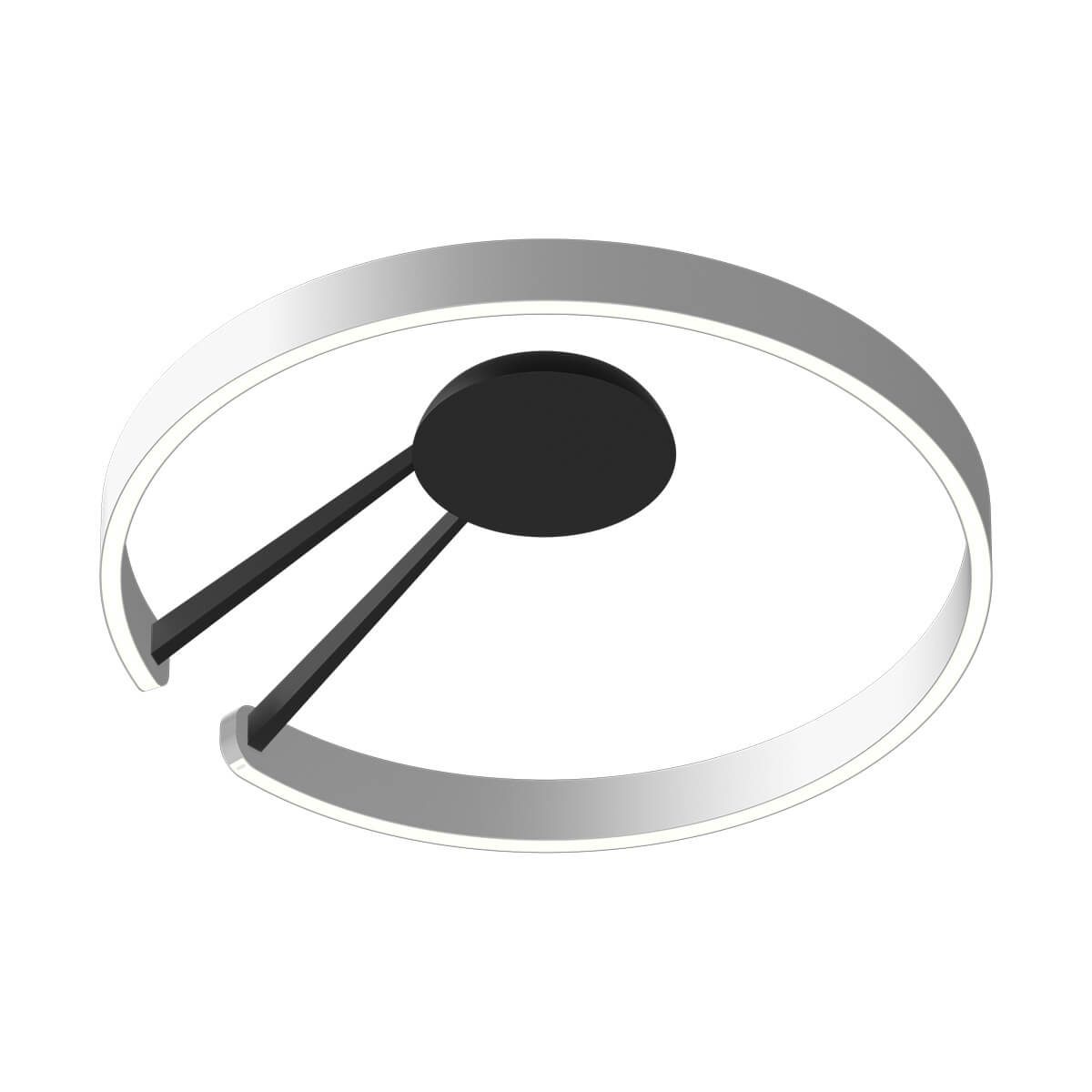 Mito aura 60 narrow LED Deckenleuchte, Base: schwarz matt