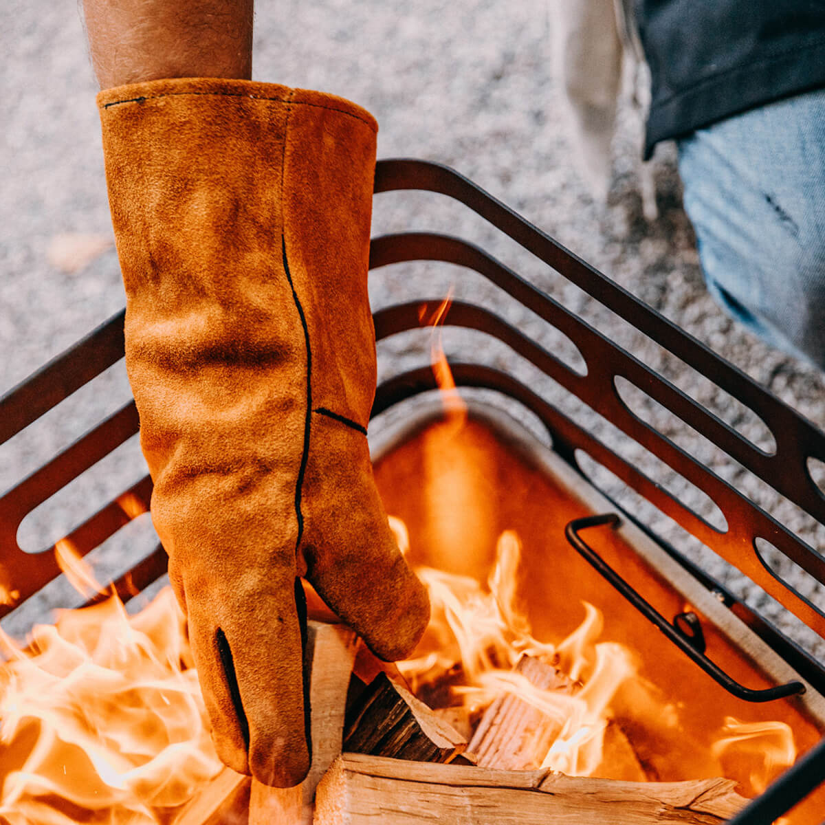 Höfats Grillhandschuhe, Naturleder