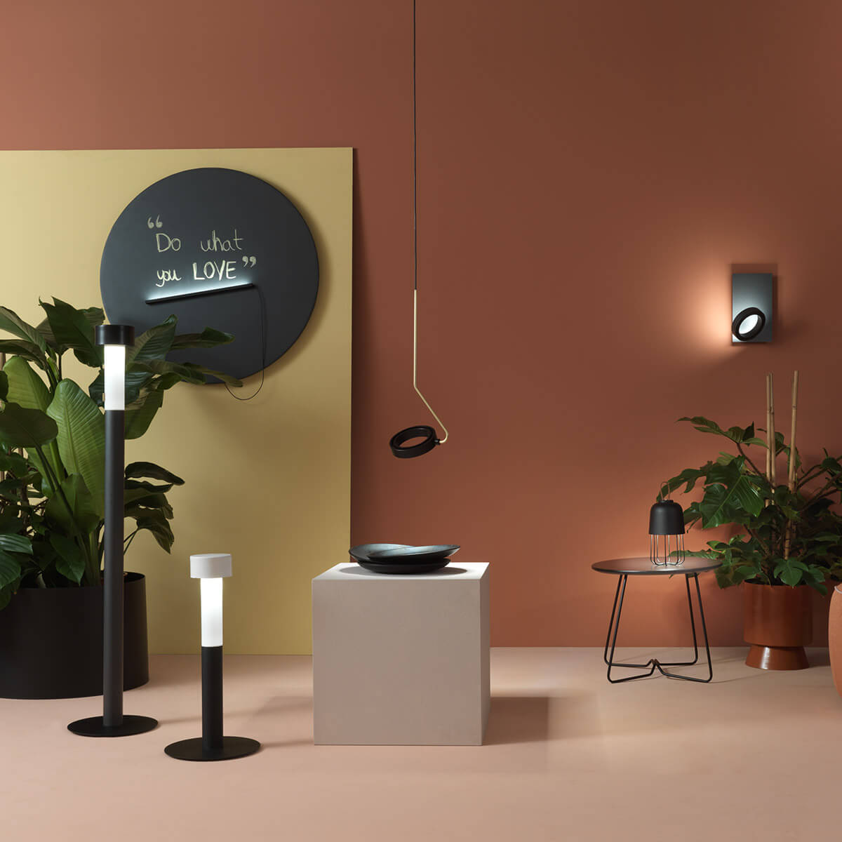 Zava Meridium LED Wandleuchte, Ecomalta® Schiefer