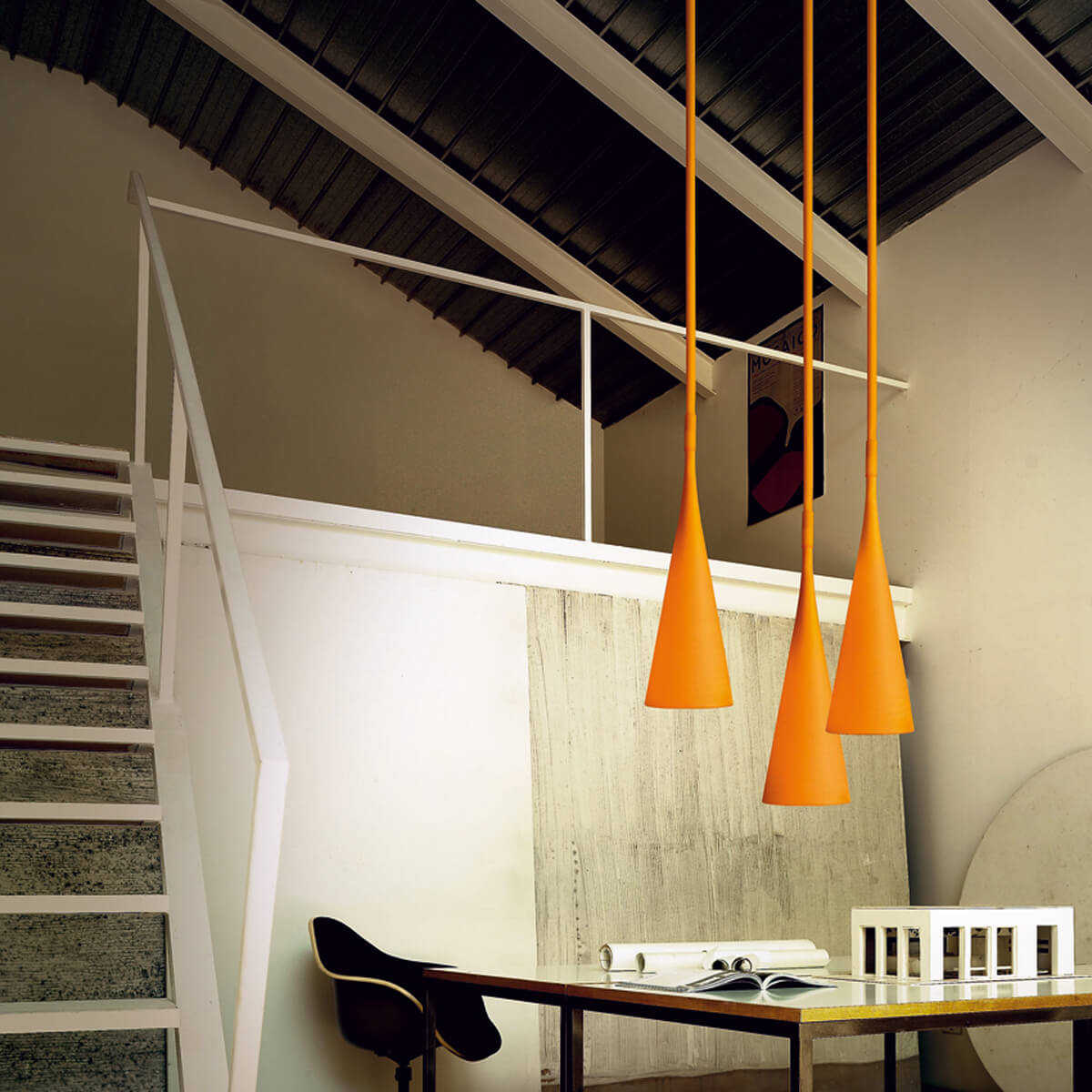 Foscarini Uto Tavolo / Sospensione, arancio (orange)