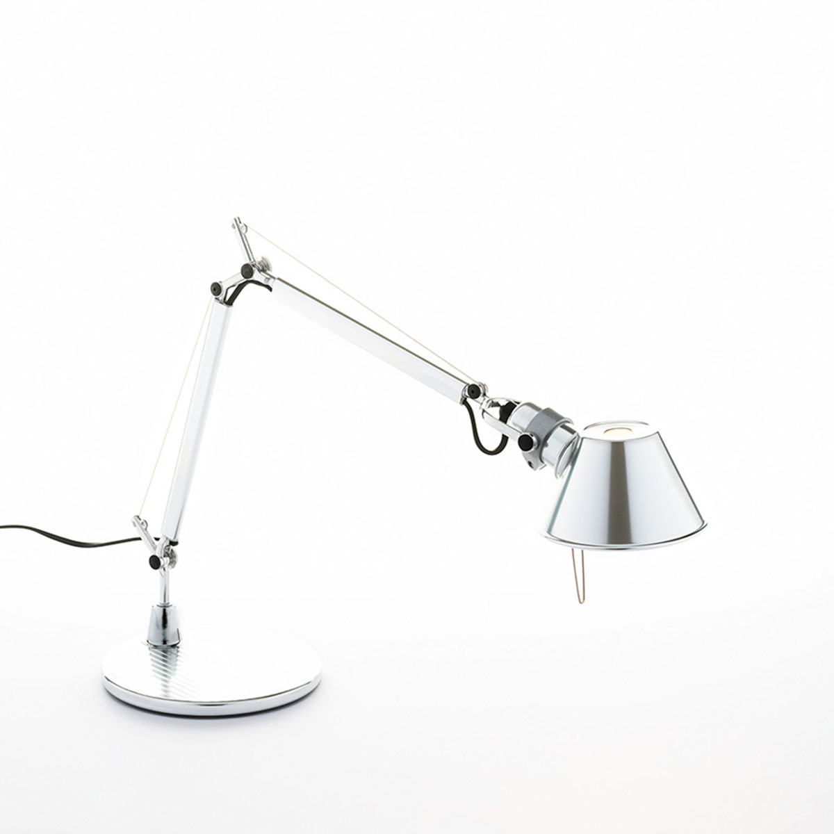 Artemide Tolomeo Micro Tavolo, Aluminium hochglanzpoliert