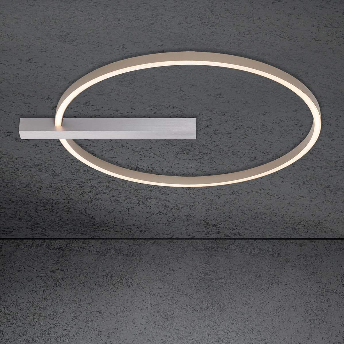 Alu geschliffen / taupe eloxal