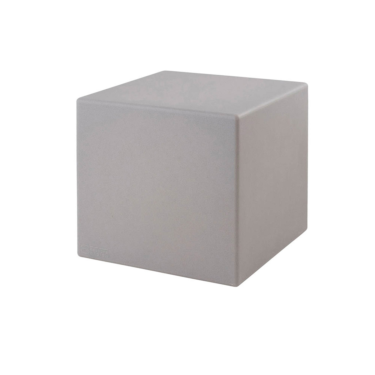 8 seasons design Shining Cube 33 LED Solardekoleuchte, grau, OFF