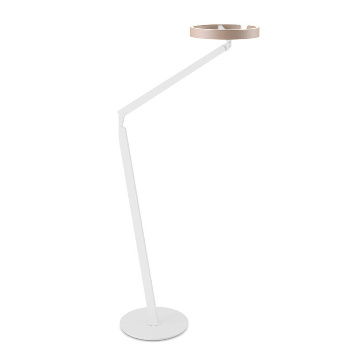 Occhio Gioia lettura "air" LED Leseleuchte, weiß matt, Kopf: gold matt
