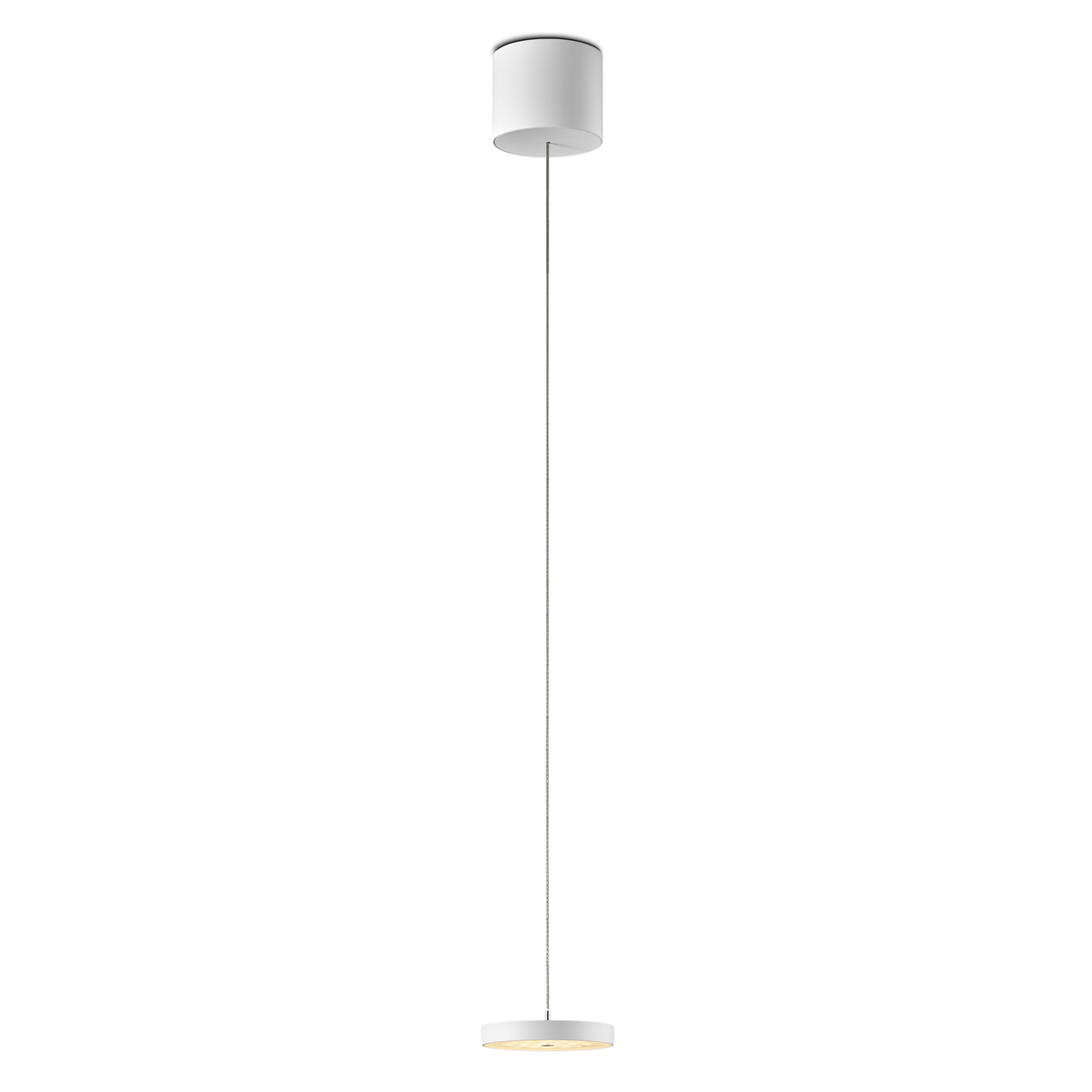 Oligo Decent LED Pendelleuchte, TW, unsichtbare Höhenverstellung, weiß