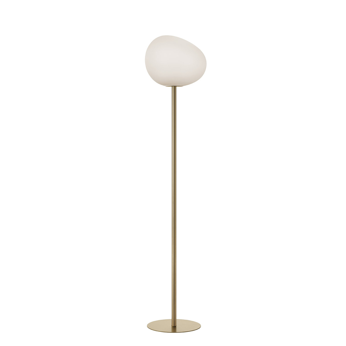 Foscarini Gregg Media Terra, bianco/oro (weiß/Gold)