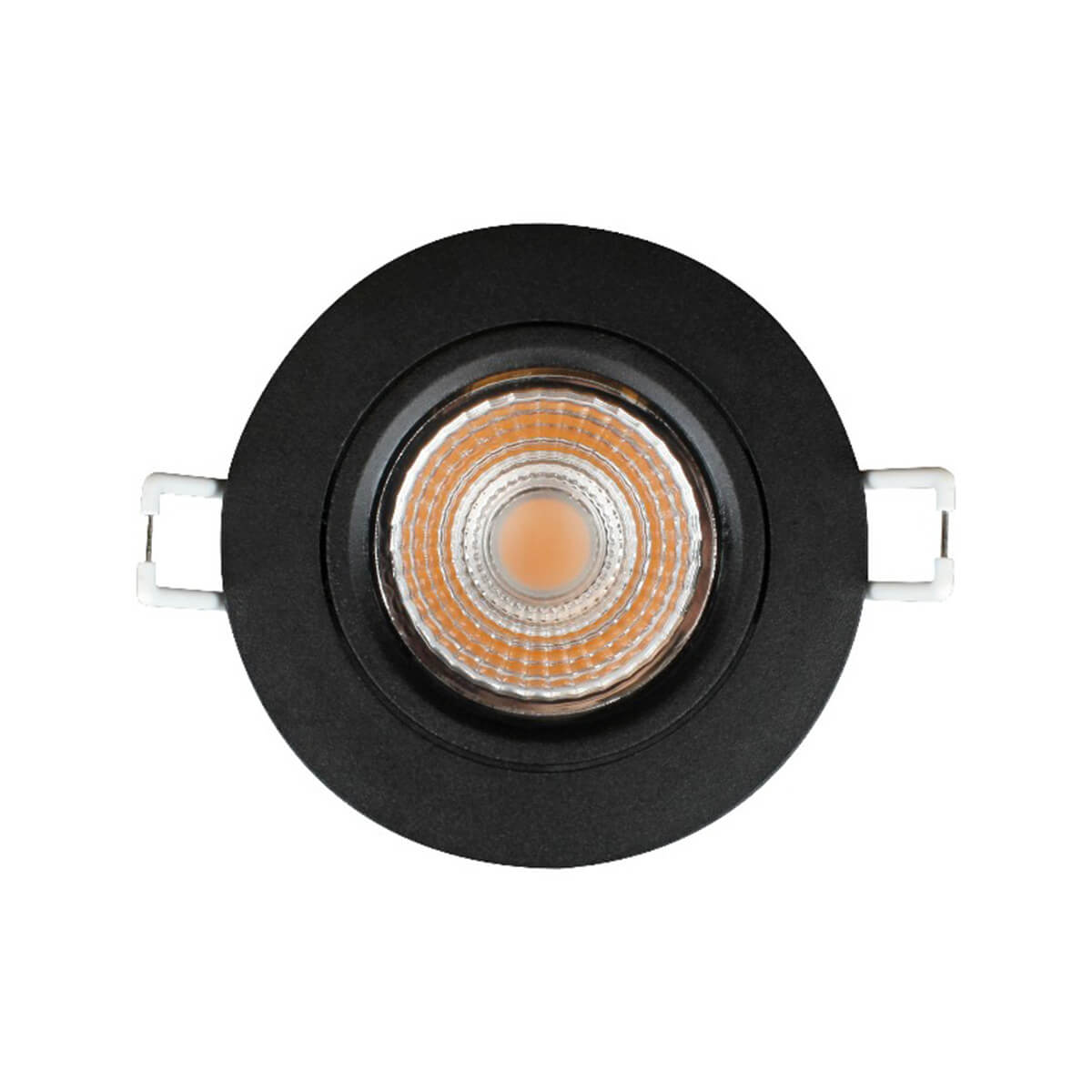 HALUX Slim Downlight IP44 LED recessed spotlight, dim-to-warm