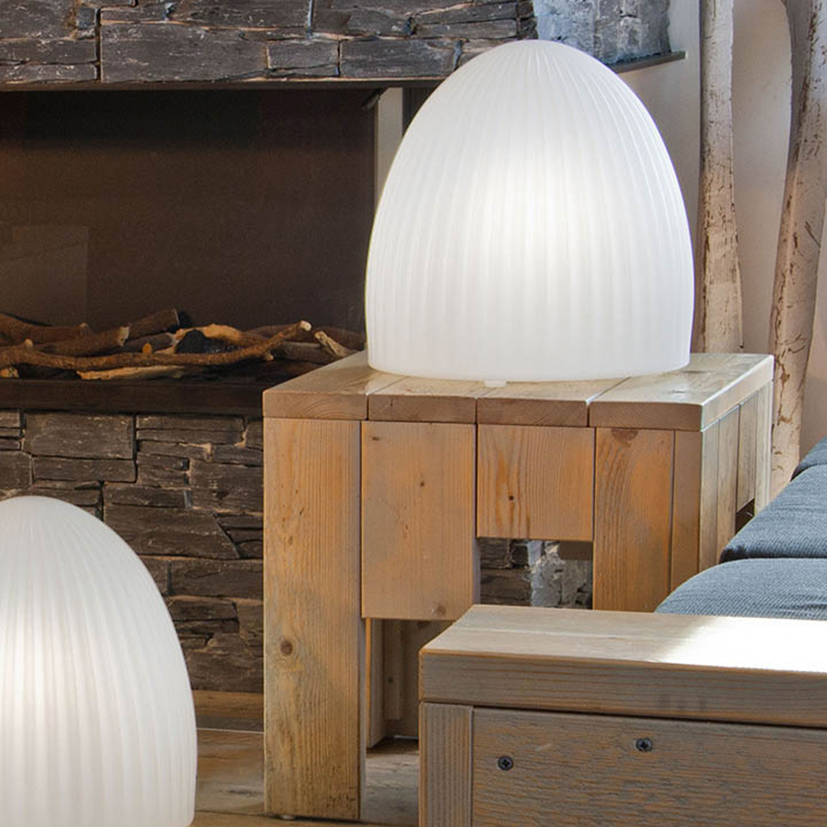 8 seasons design Shining Cage Dekoleuchte, weiß