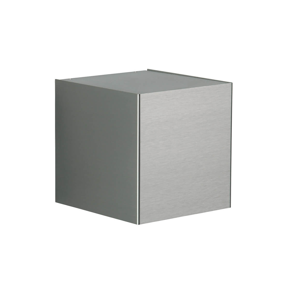 Albert Leuchten 2451/2452 LED Wandstrahler, einseitig breit, Edelstahl