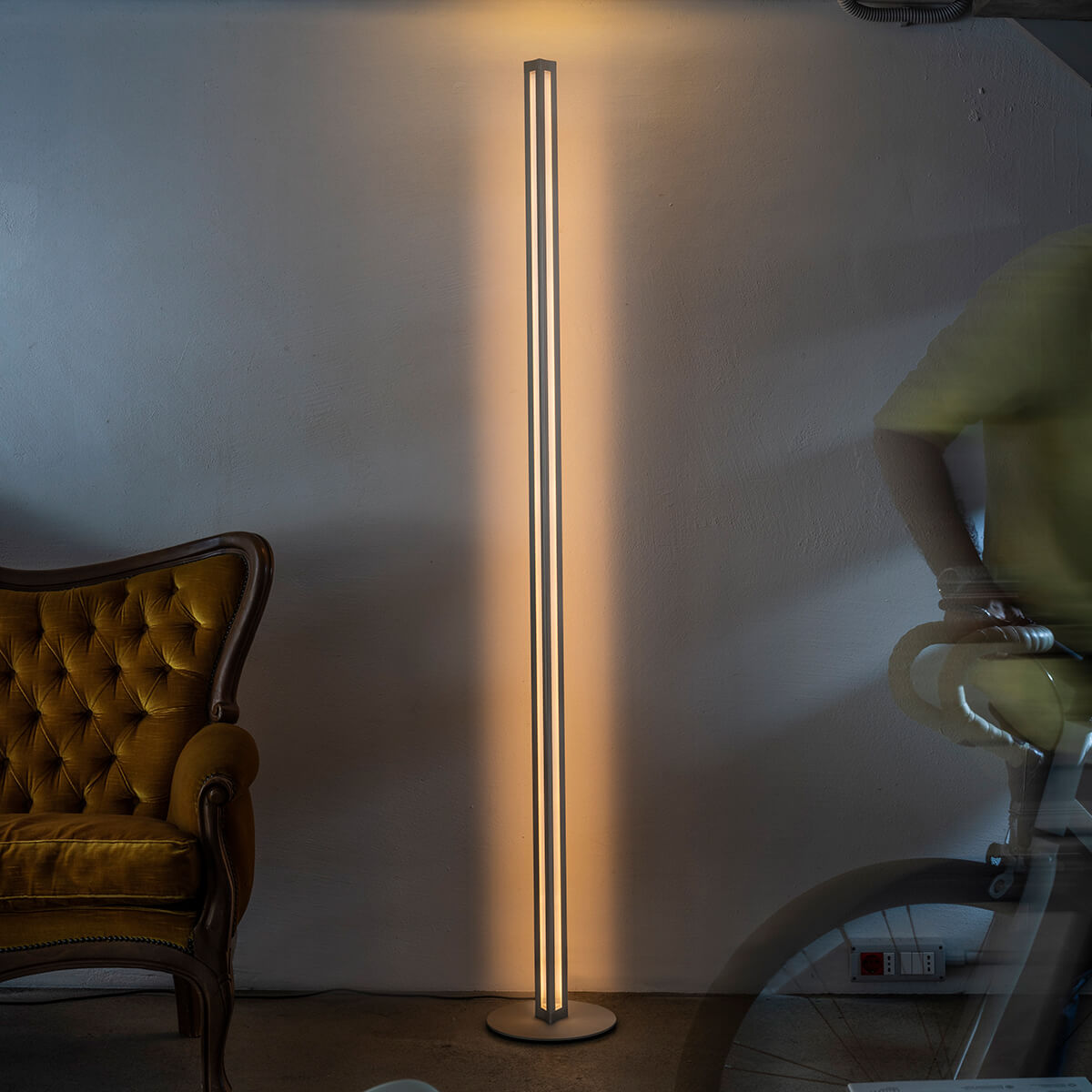 Foscarini Chiaroscura LED Terra, titanio (titan)