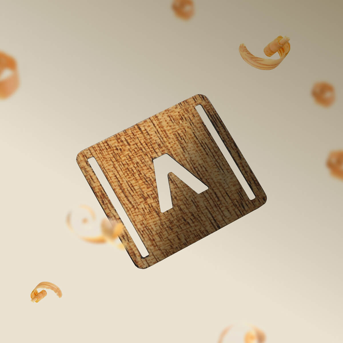 Aviator Wallet Wood x Carbon Fiber Cash Clip Style "A", Holz laminiert