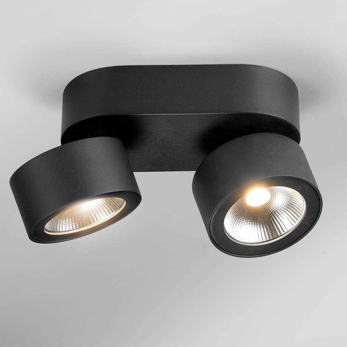 LupiaLicht Bloc 2M / 2 MN LED Deckenstrahler, schwarz