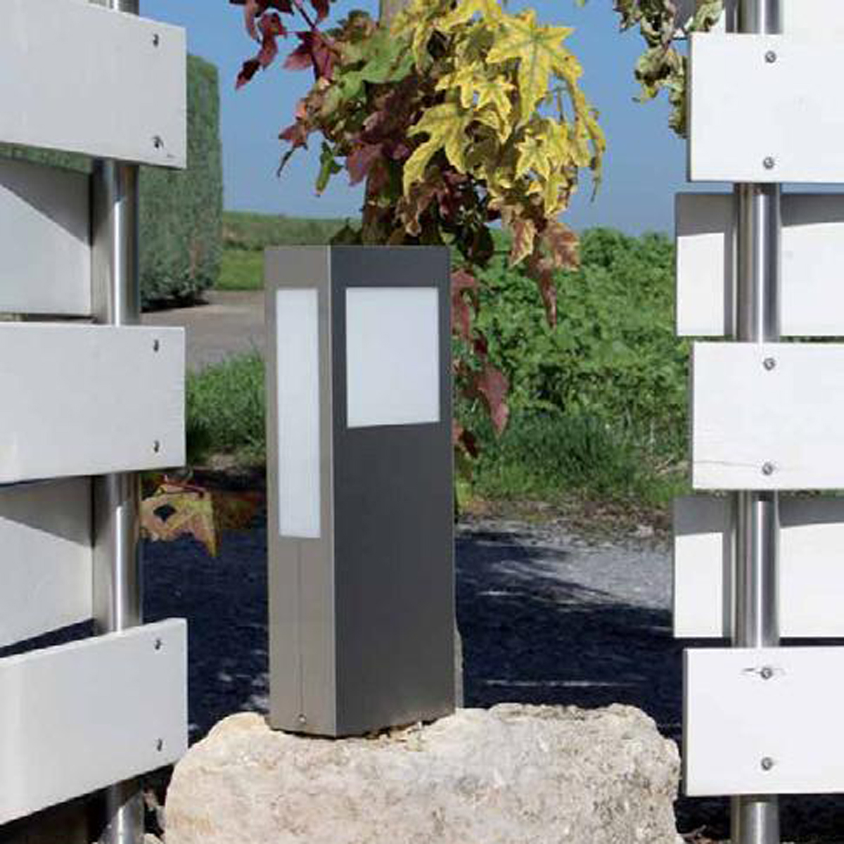 CMD Leuchten 39/79 Sockelleuchte, anthrazit