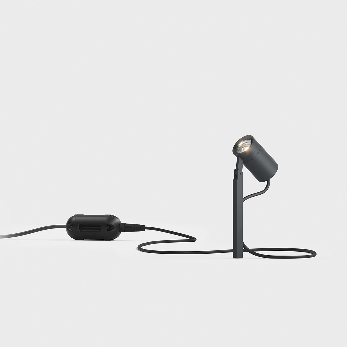 IP44.DE Piek mini LED Spießstrahler, anthracite (anthrazit)