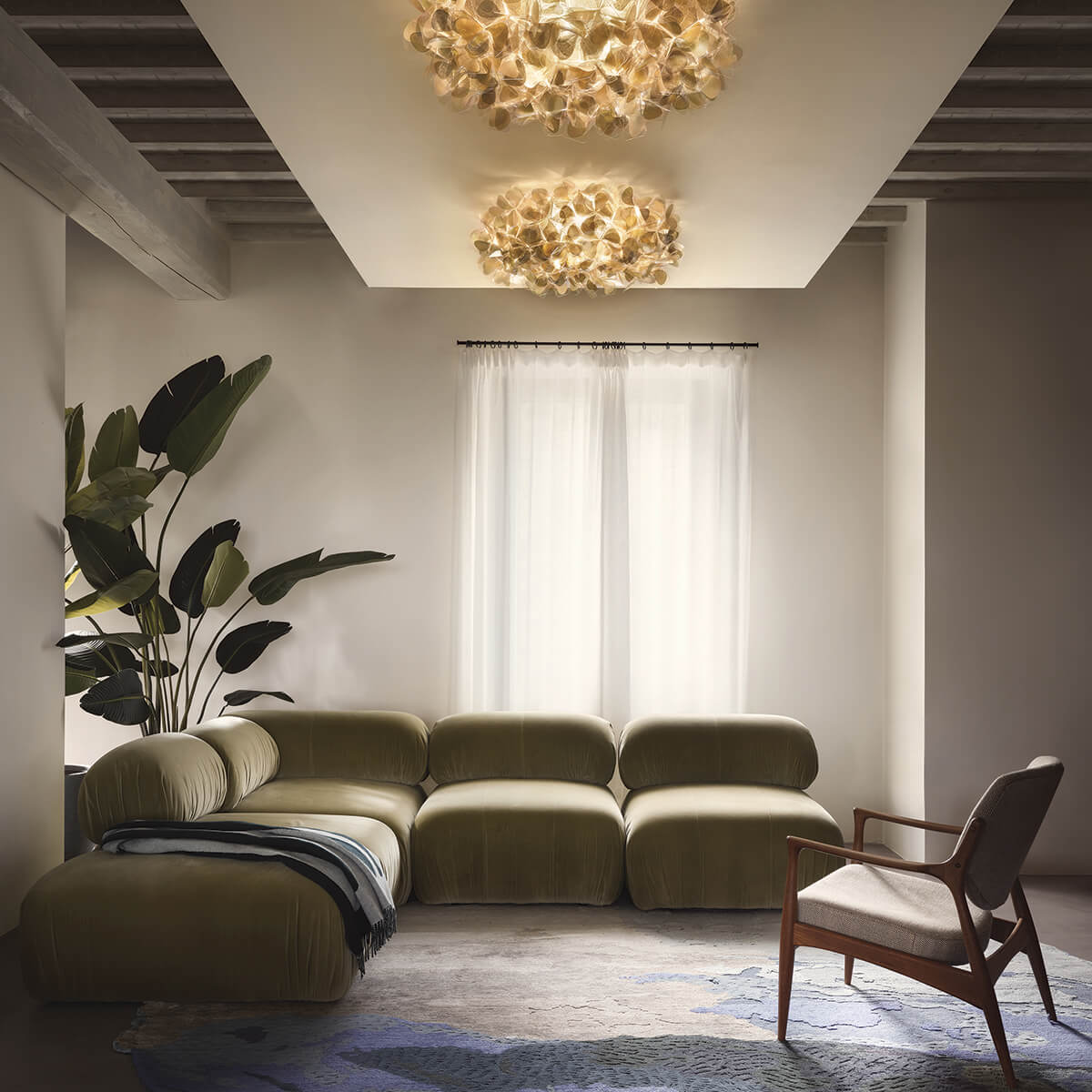 Slamp Clizia Mama non Mama Ceiling / Wall Large, Gold