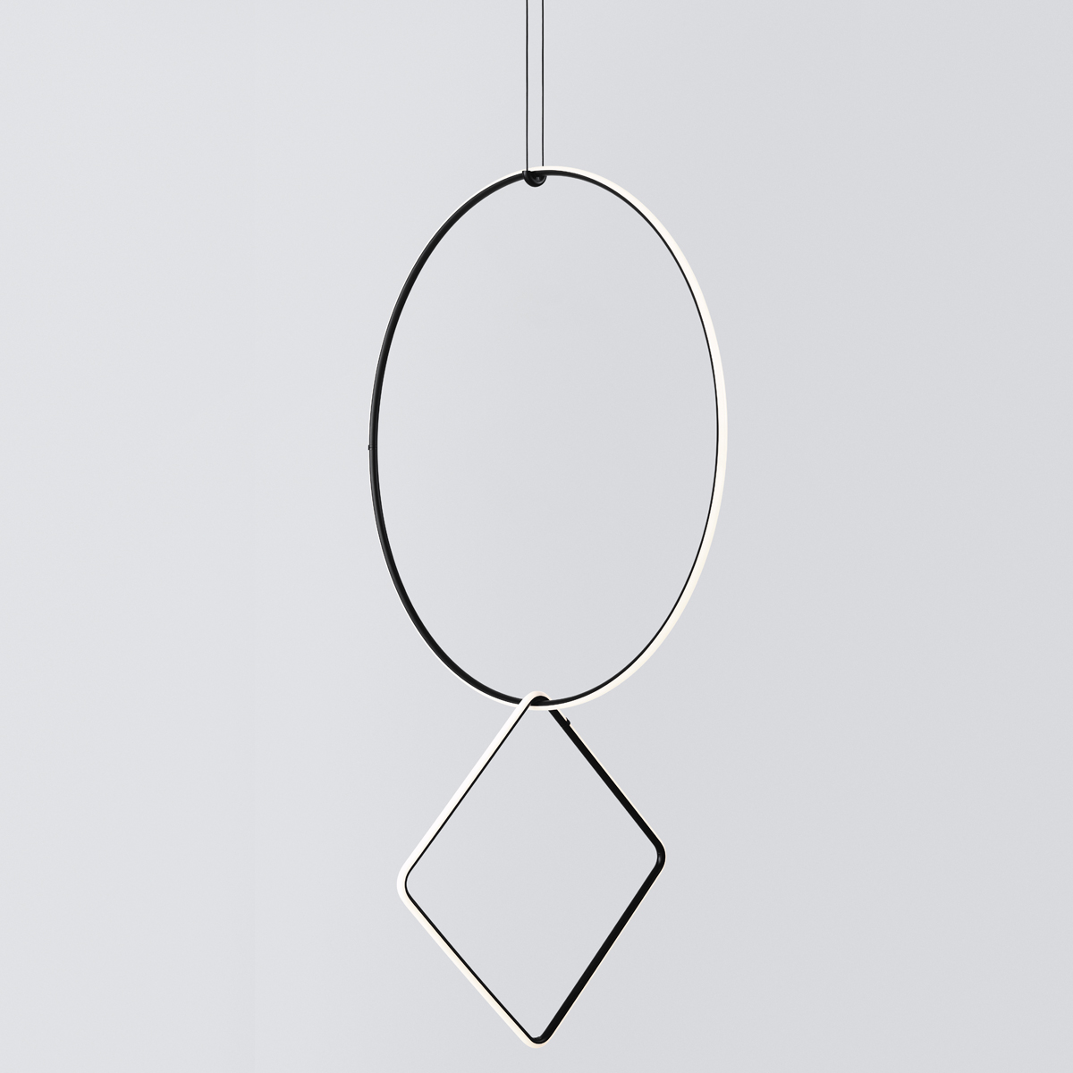 Flos Arrangements Pendelleuchte, Round L + Square L