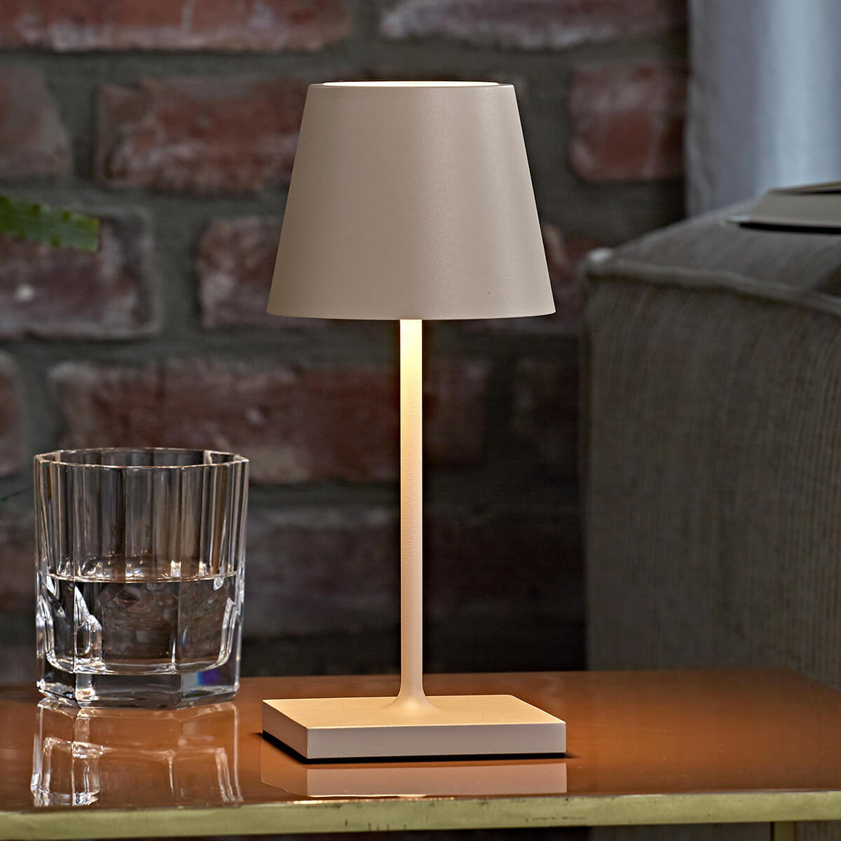 Sigor Nuindie mini LED Akkuleuchte, Flex-Mood, dünenbeige