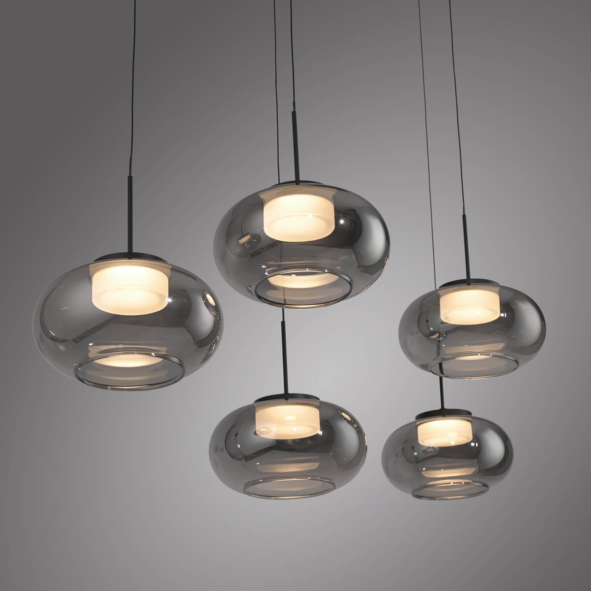 Sia LED Pendelleuchte, 5-flg.