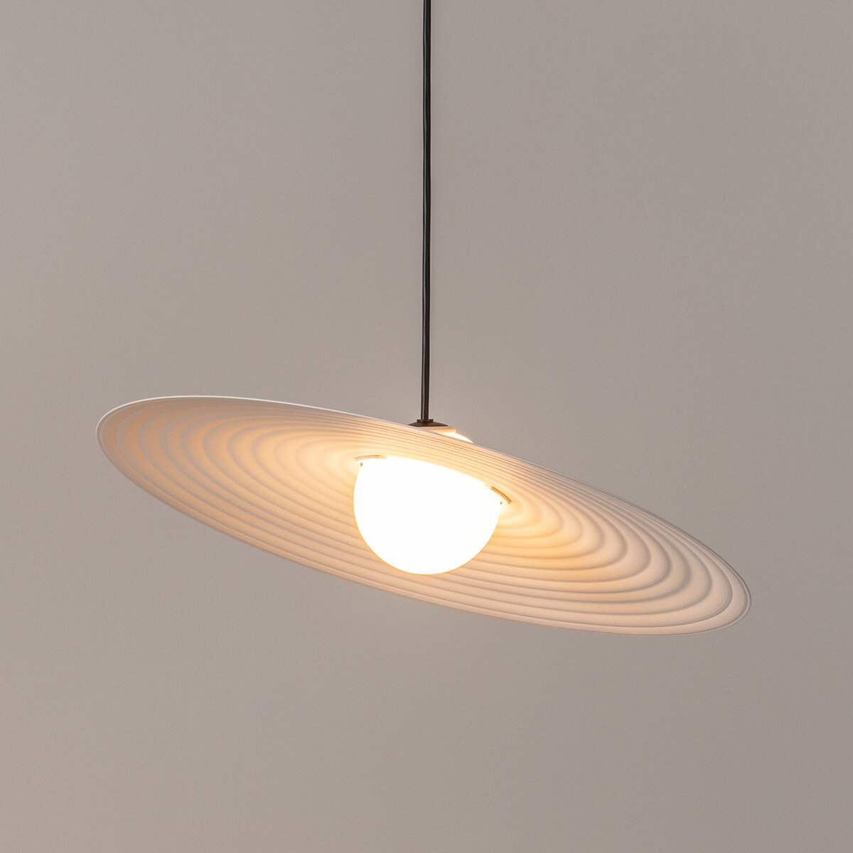 Milan Symphony Pendelleuchte, Ø: 45 cm, nerzfarben