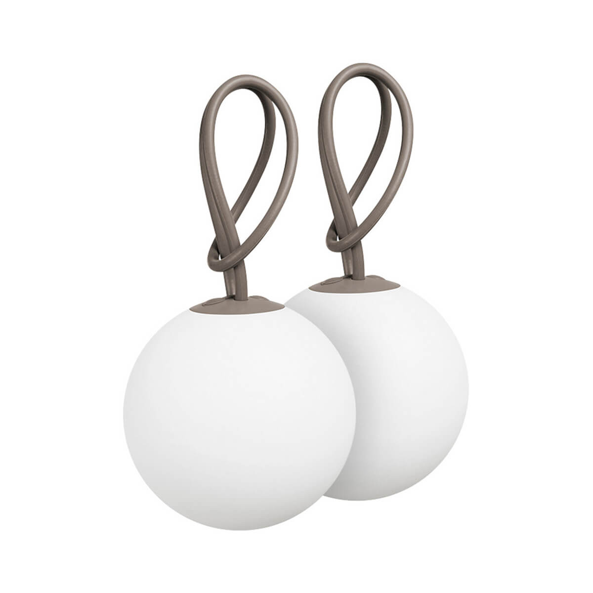 Fatboy Bolleke LED Akku-Pendelleuchte, Duo Pack, taupe
