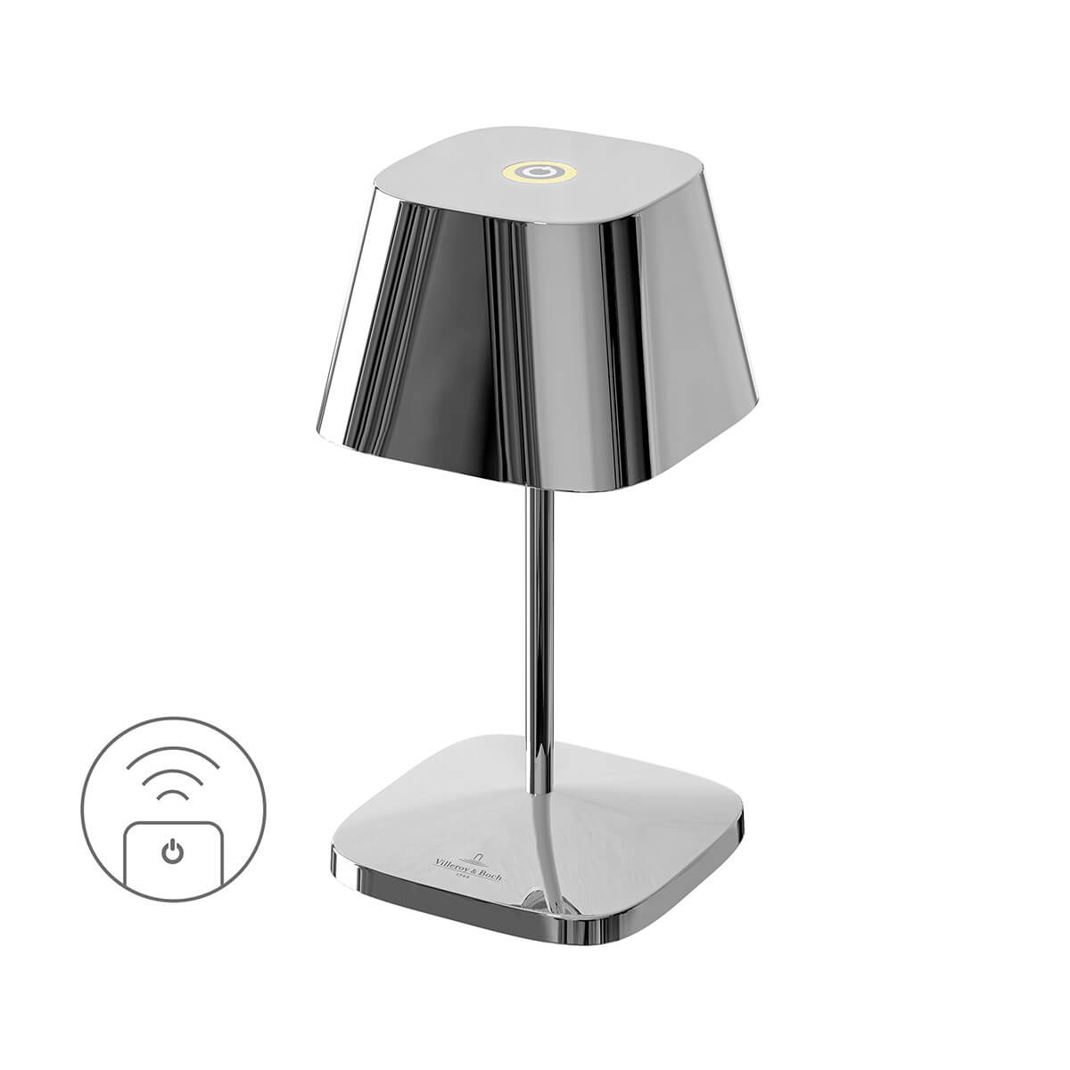 Villeroy & Boch Neapel RC LED Akkuleuchte, Chrom