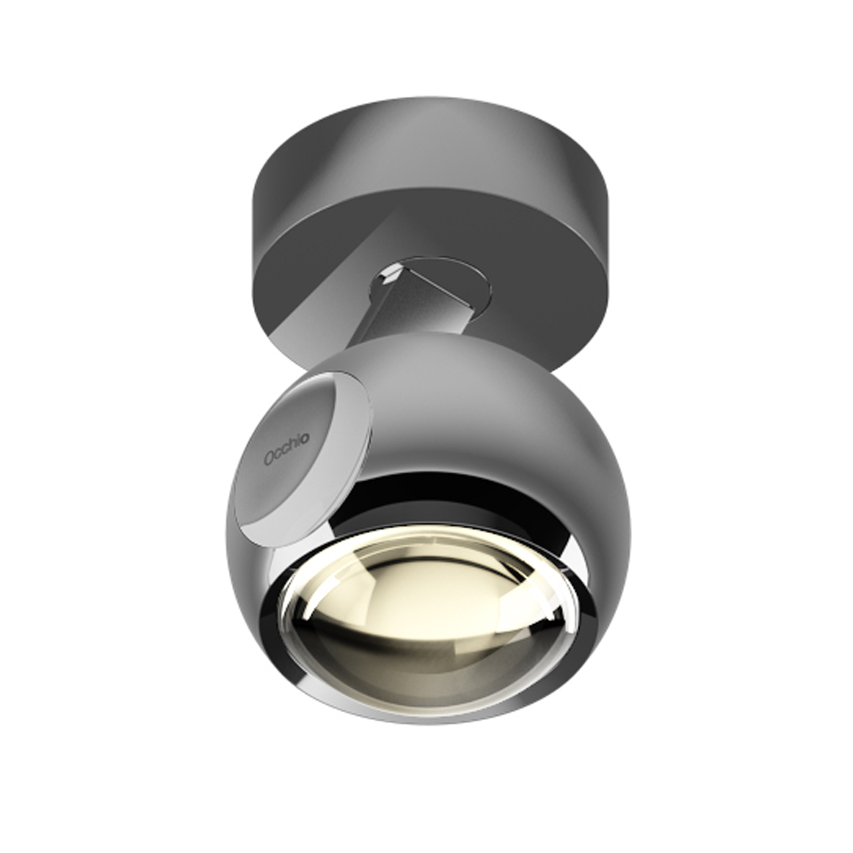 Occhio io 3d pico up C Wand- / Deckenleuchte, 2700 K, Chrom