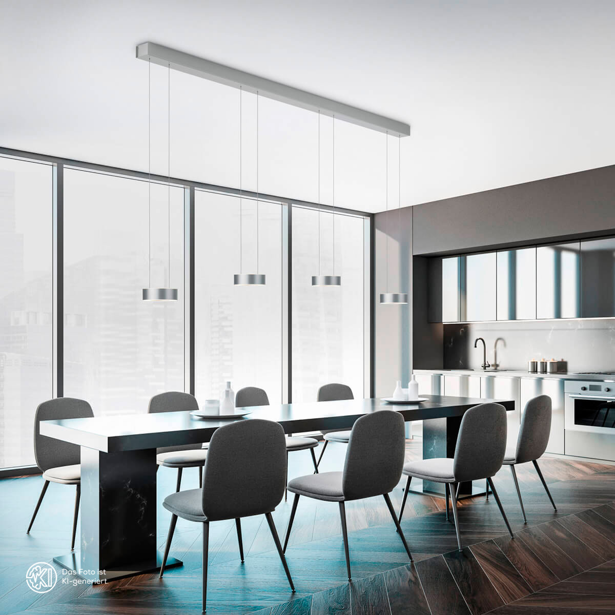 Zera-4 LED Pendelleuchte