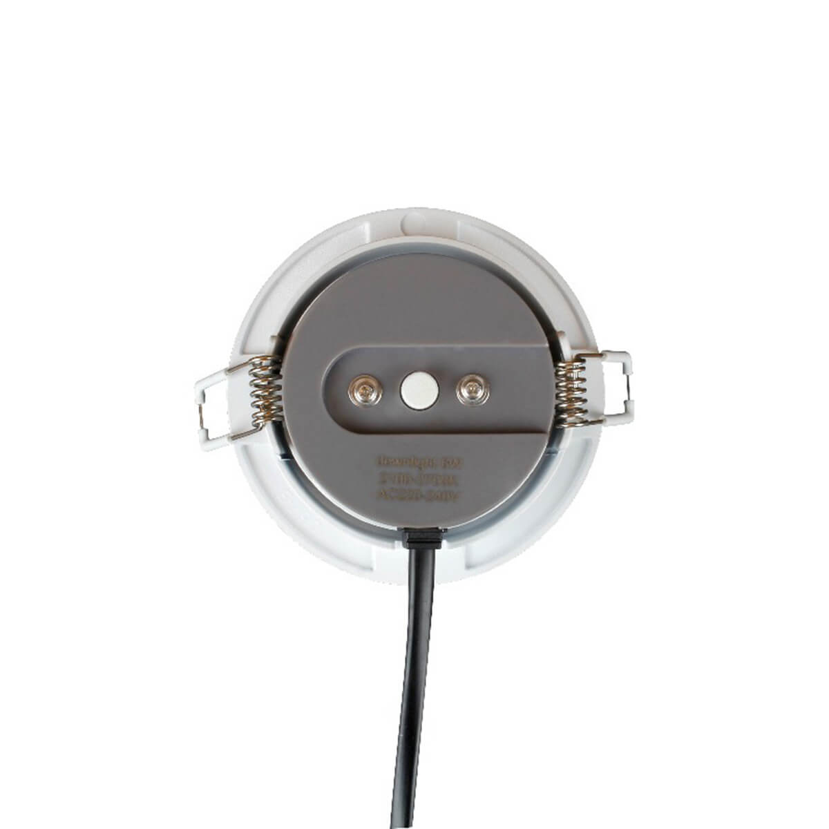 HALUX Slim Downlight IP44 LED recessed spotlight, dim-to-warm