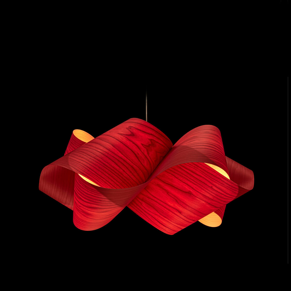 LZF Lamps Swirl Small Pendelleuchte, rot