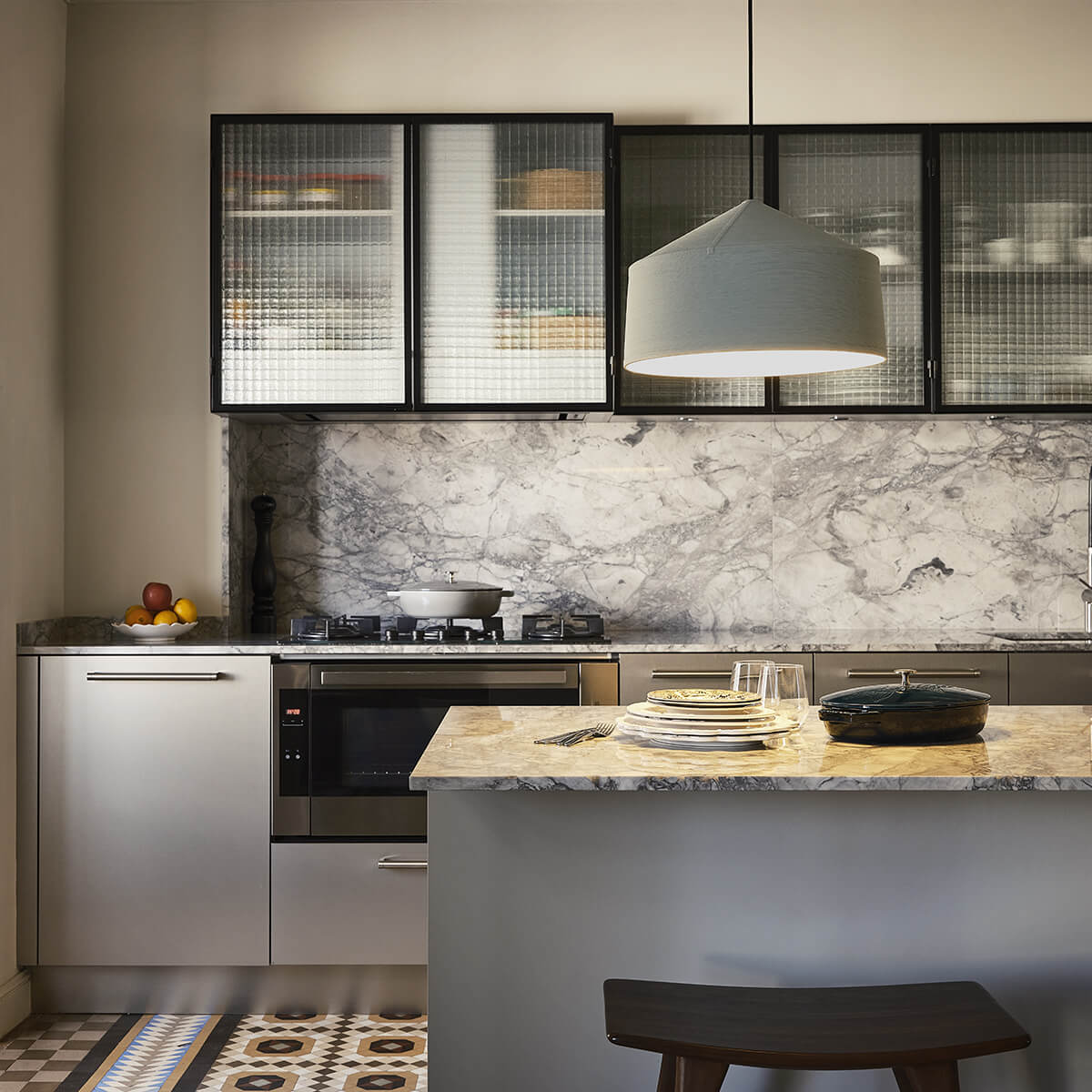 Marset Zenc Pendelleuchte, himmelblau