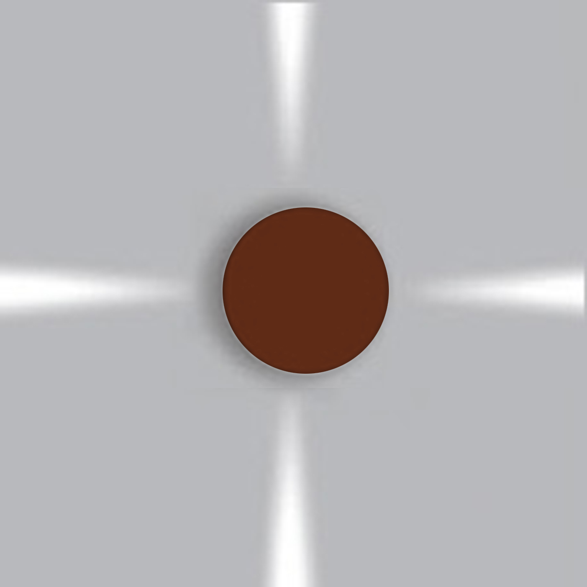 Artemide Outdoor Effetto 16R LED Außenwandleuchte 4N, 4 x 4°, rostfarben