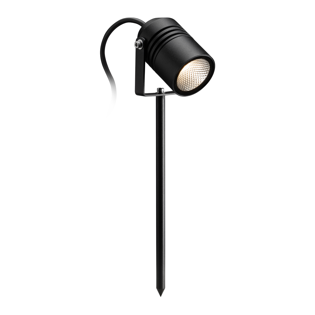 LCD Außenleuchten 5018 LED Spießstrahler schwarz