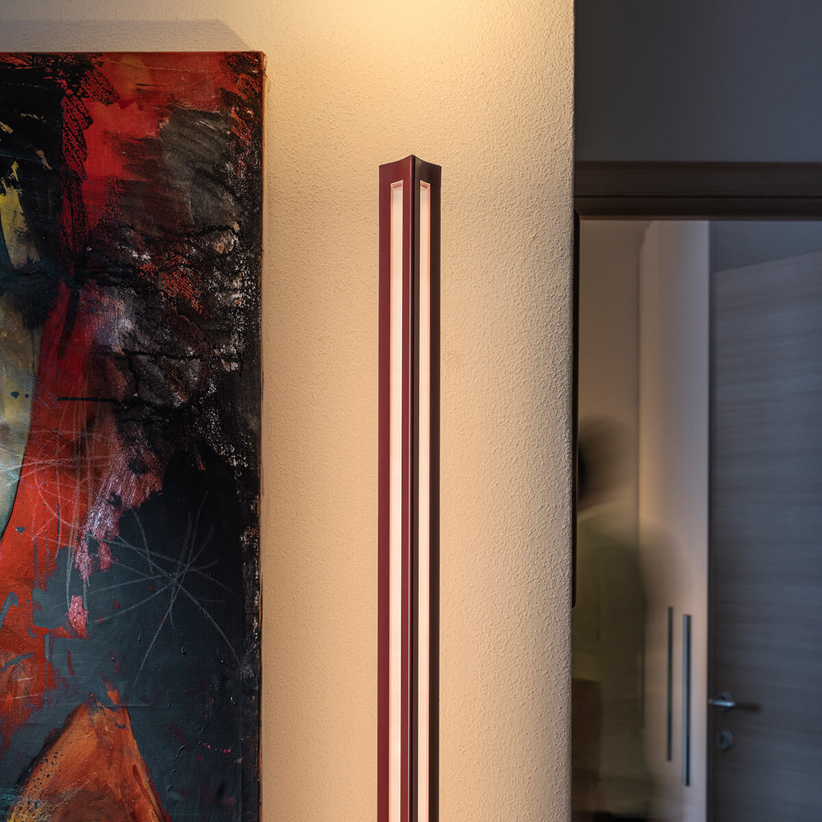 Foscarini Chiaroscura LED Terra, rosso scuro (dunkelrot)