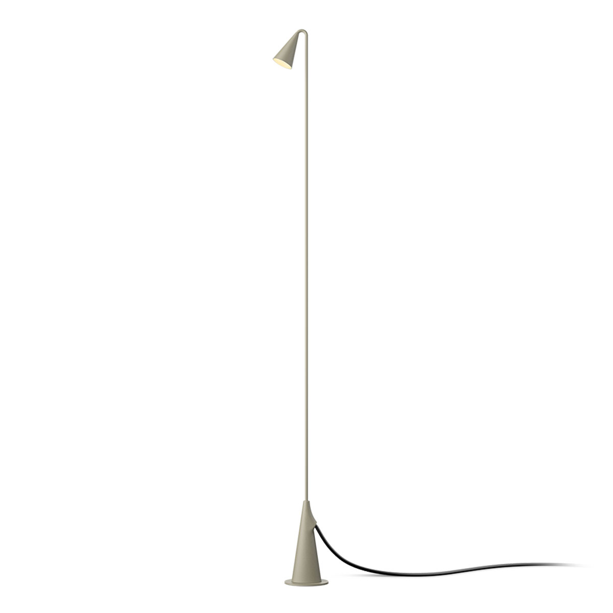 Vibia Brisa LED Außenleuchte, 1-flg., khaki matt, mit Erdspieß