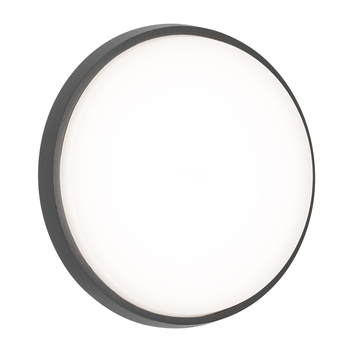 LCD Außenleuchten 5065/5066/5067 LED Wand- / Deckenleuchte, Ø: 30 cm, graphit