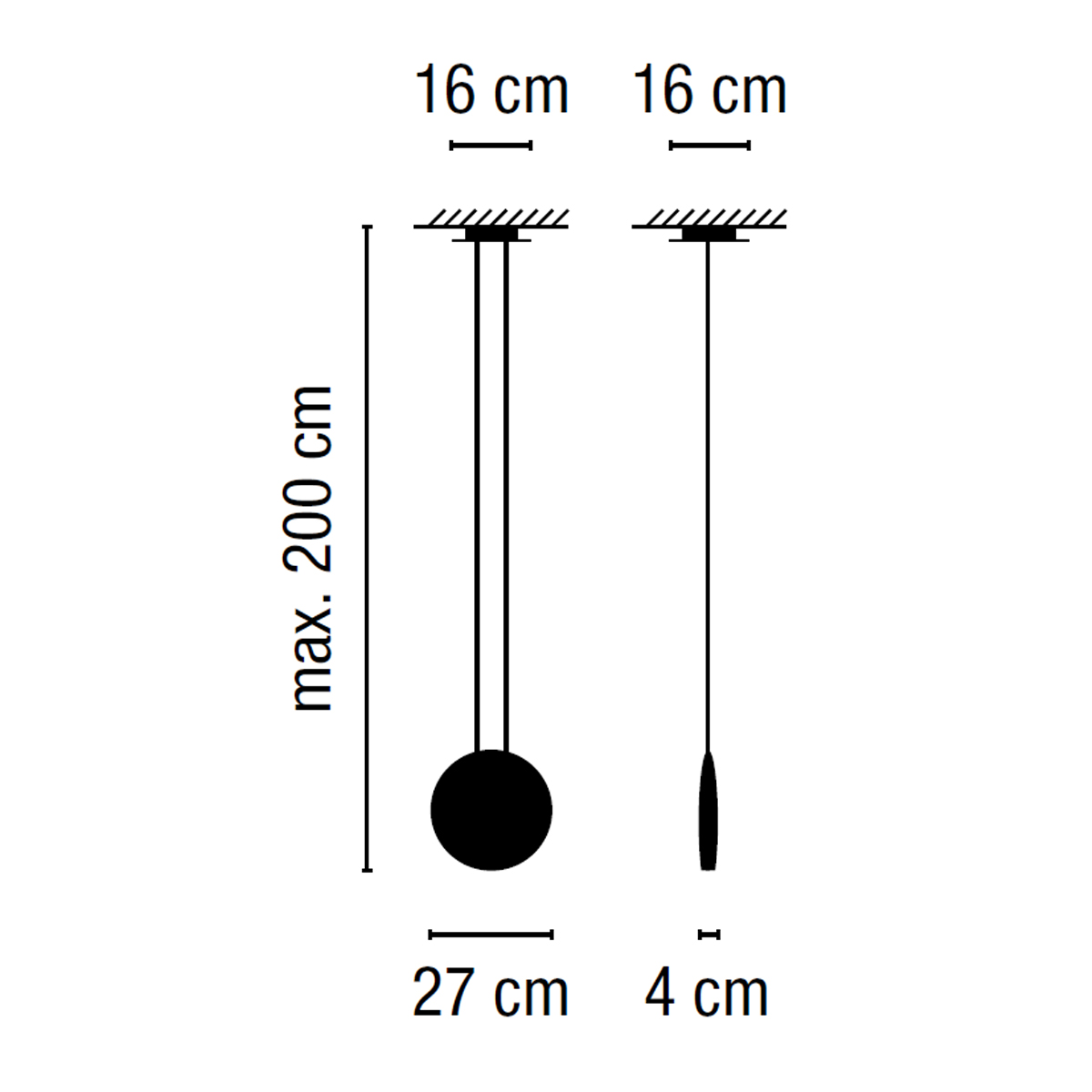 Vibia Cosmos 2501 Pendelleuchte