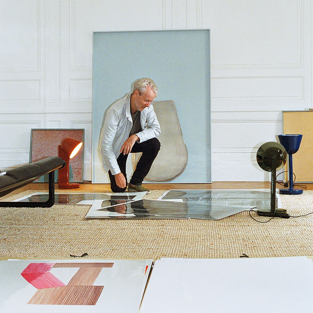 Flos Céramique Kollektion, verschiedene Ausführungen, mit Designer Ronan Bouroullec (©Angèle Châtenet)