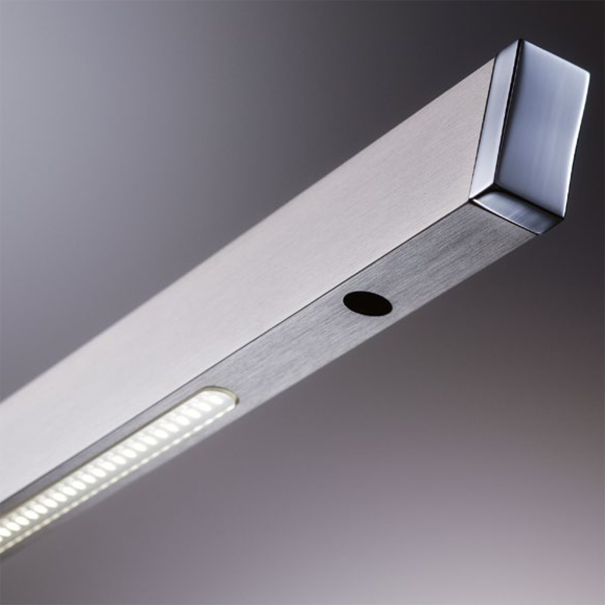 B+M Leuchten Easy LED Pendelleuchte, Nickel matt / Chrom, Sesordimmer