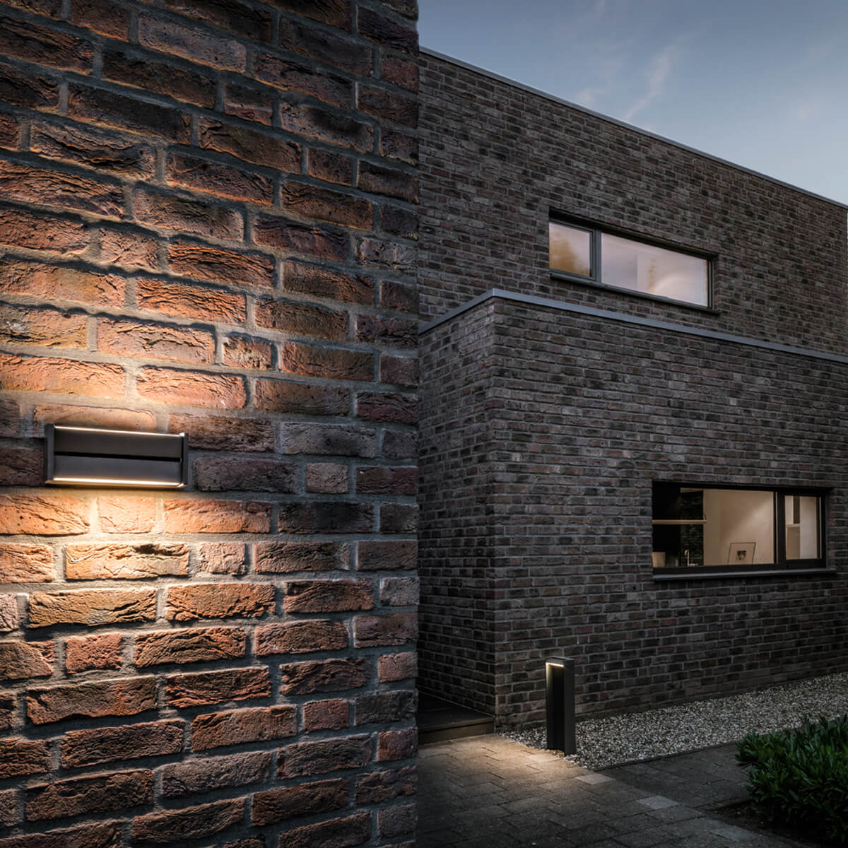 IP44.DE Slat LED Wand- / Deckenleuchte, anthracite (anthrazit)