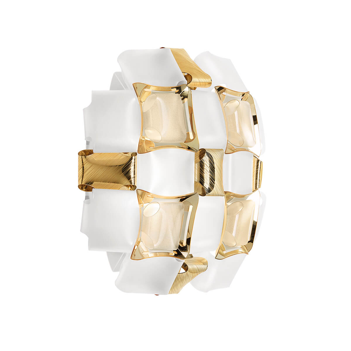 Slamp Mida Applique, white/gold (weiß/gold)