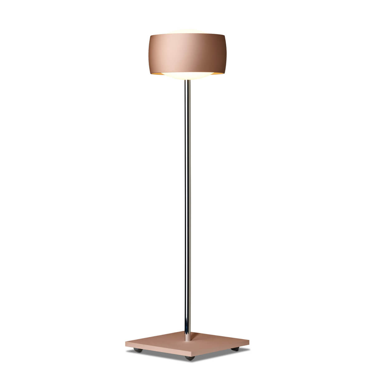 Oligo Grace LED Tischleuchte, Tunable White, Chrom / Satin copper