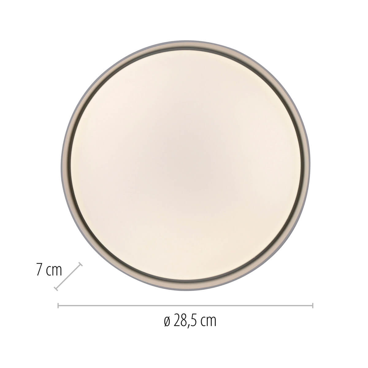 Tavoli LED Deckenleuchte, Ø: 28,5 cm