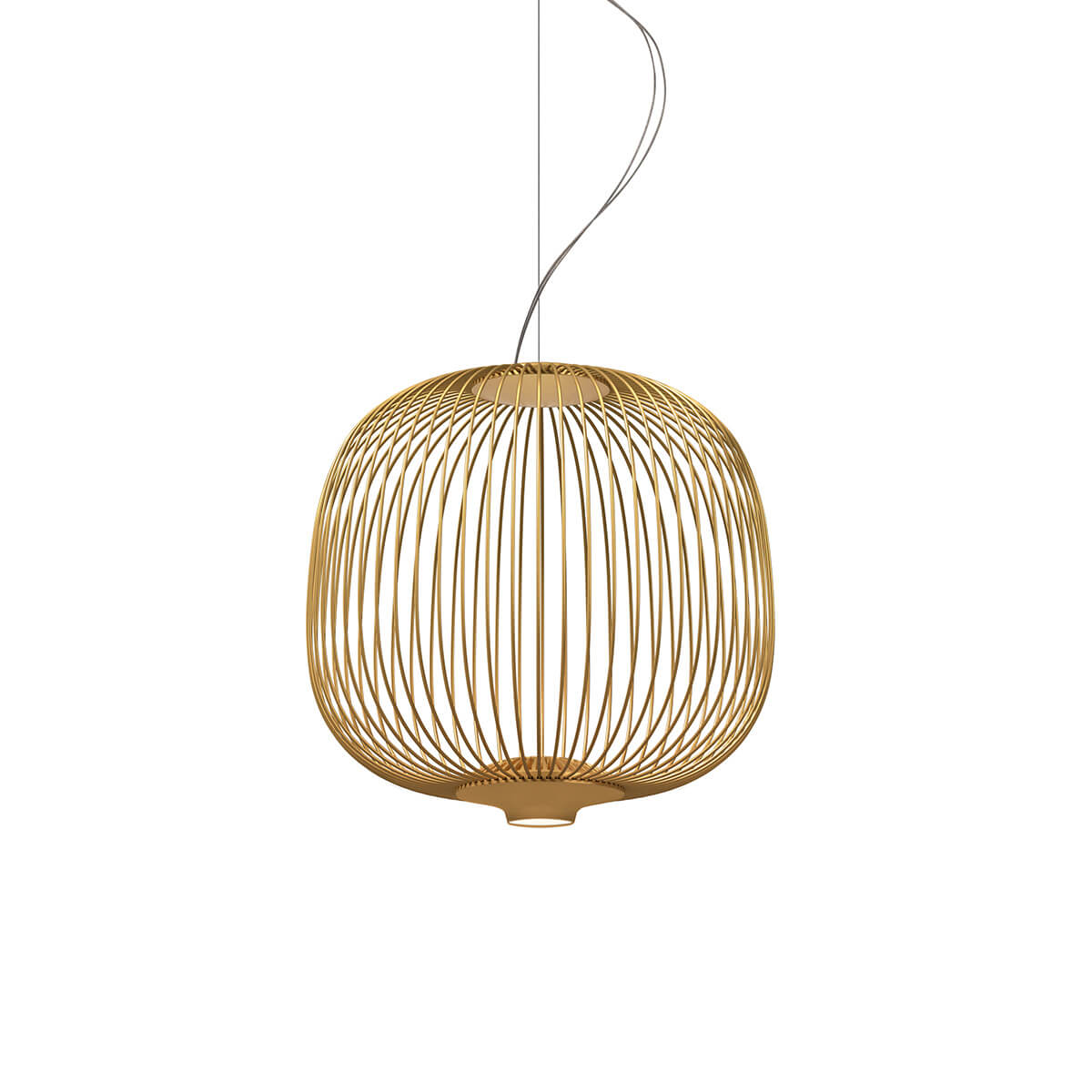 Foscarini Spokes 2 Piccola LED Sospensione, dimmbar, oro (Gold)