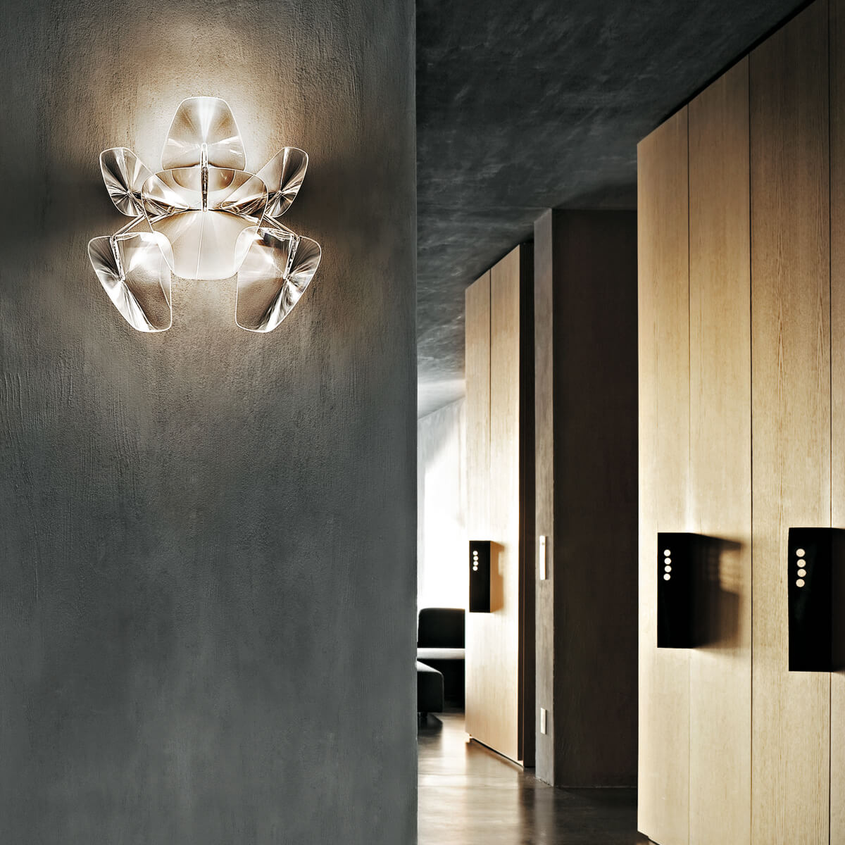 Luceplan Hope Parete, Höhe: 43 cm, transparent