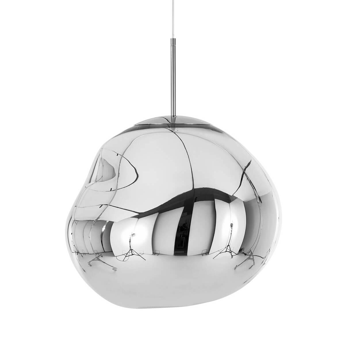 Tom Dixon Melt LED Pendelleuchte, Silber (ausgeschaltet)