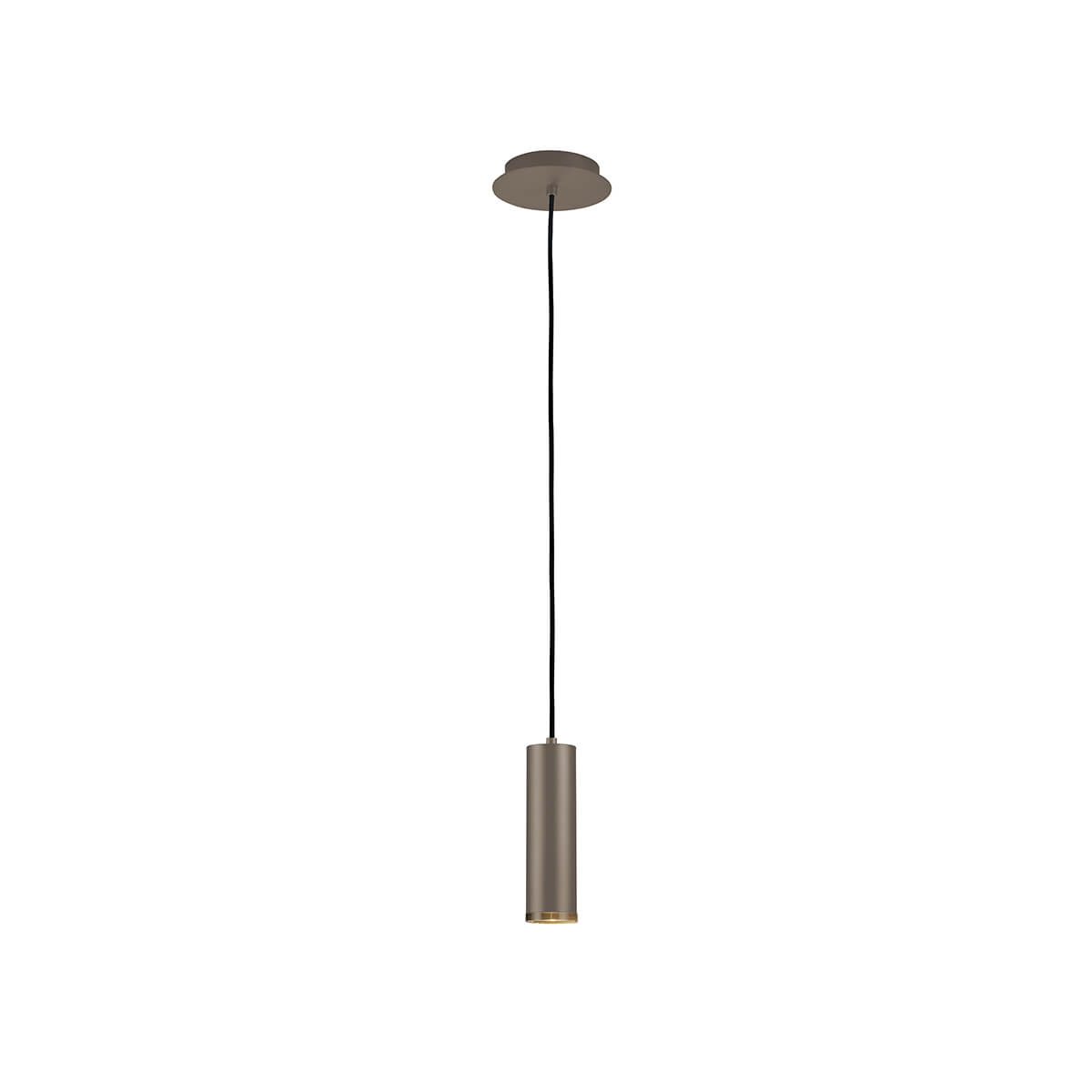HELL Polo Pendelleuchte, 1-flg., taupe