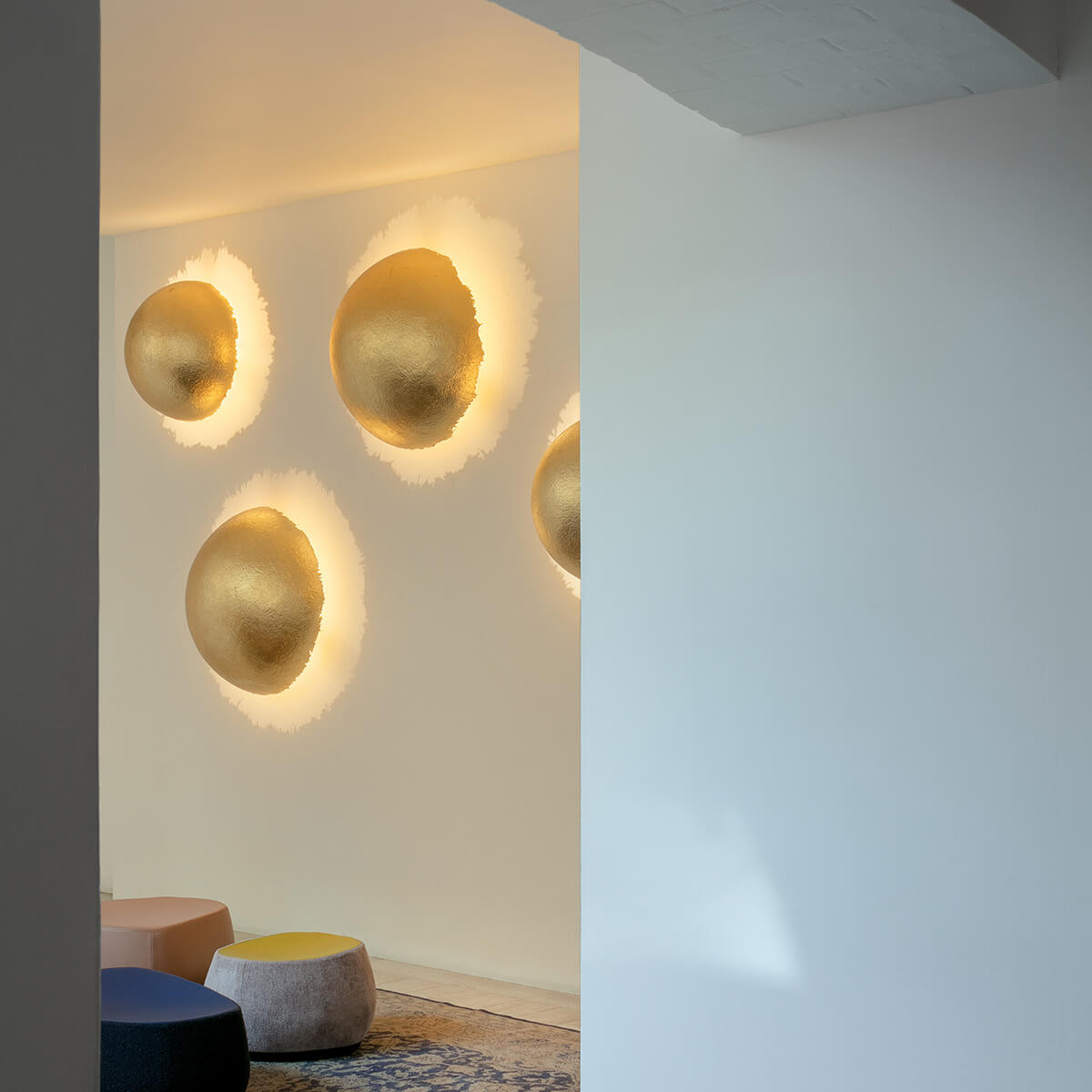 Catellani & Smith PostKrisi CW 70 LED Wandleuchte, Gold (©Nava-Rapacchietta)