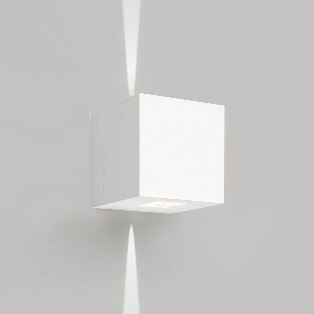 Artemide Outdoor Effetto 14S LED 2N Außenwandleuchte, 2 x 5°, hellgrau