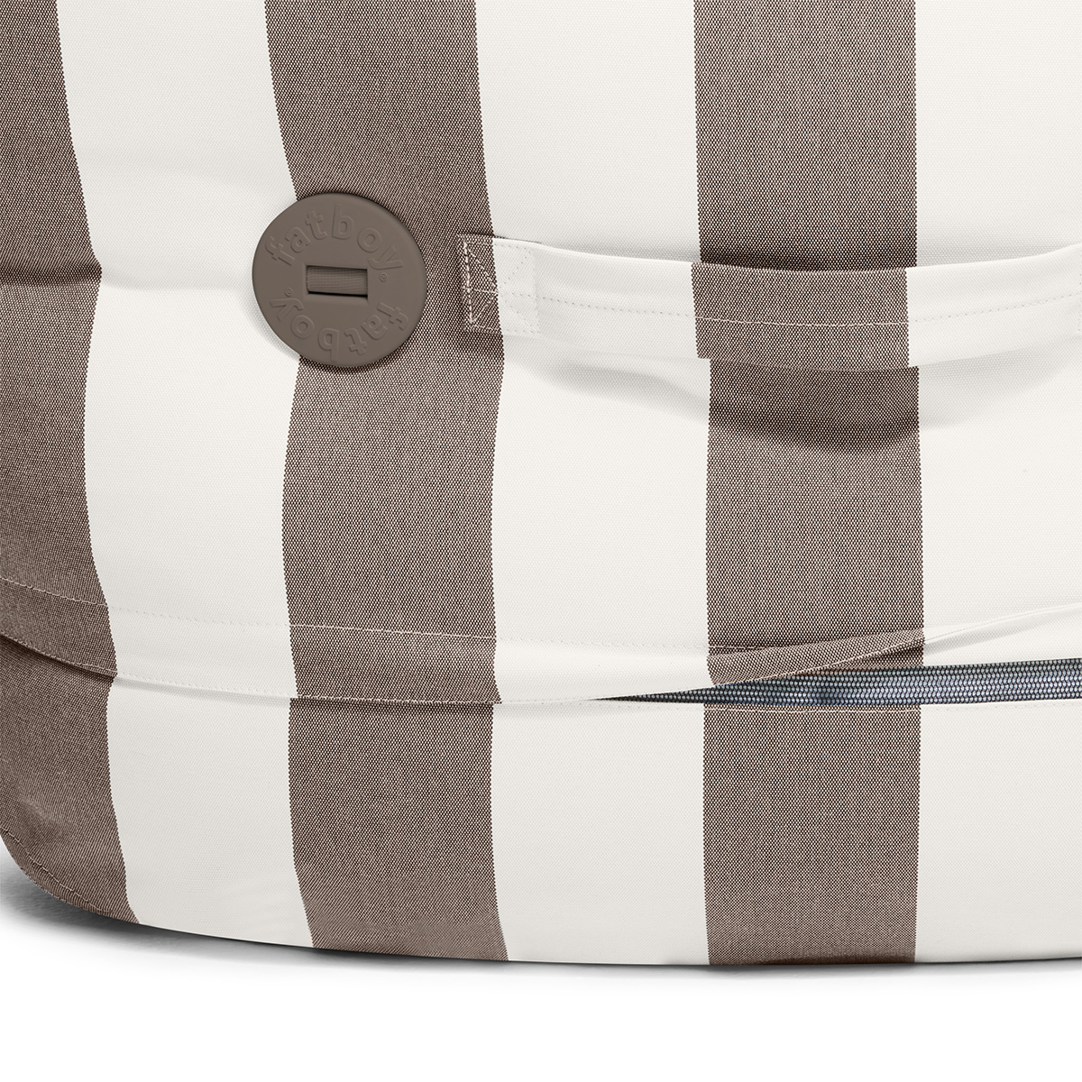 Fatboy The BonBaron Outdoor Sessel, Stripe Cacao (braun-weiß)