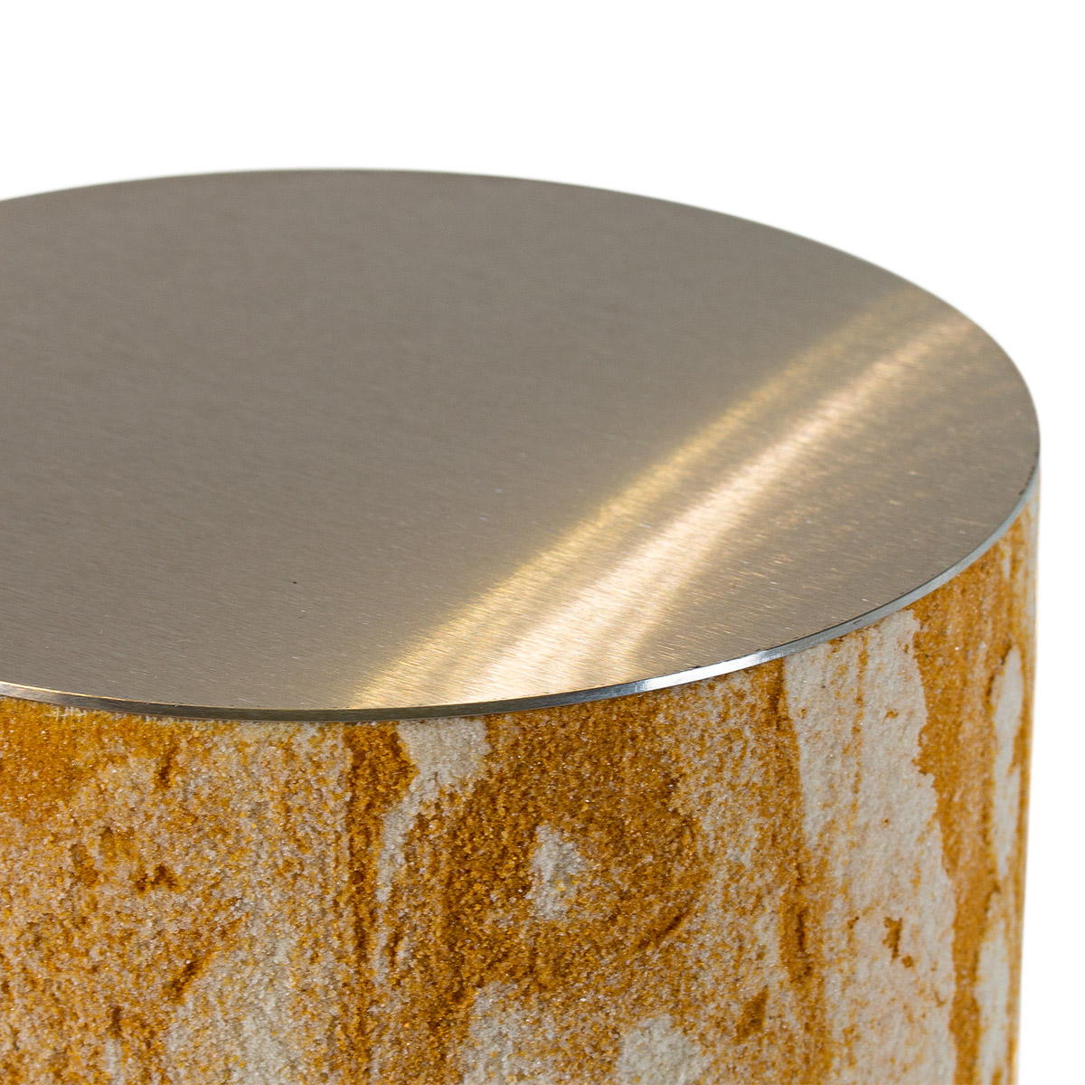 Epstein-Design Apollo Sahara LED Stehleuchte / Lichtsäule, Sandsteinoberfläche